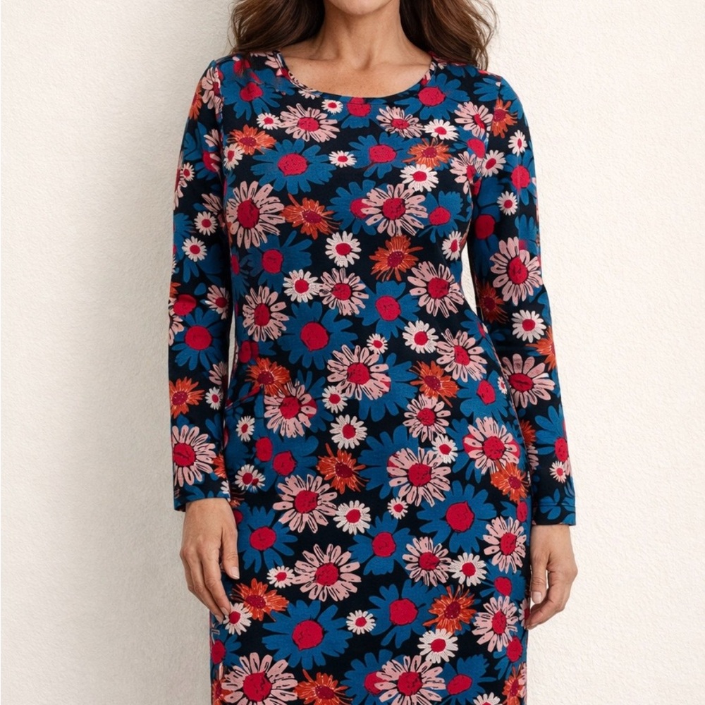 LuLaRoe Debbie Multicolor Floral Dress large